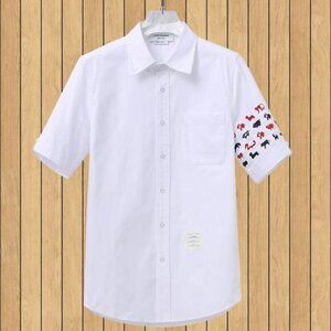 Thom Browne Women's White Short Sleeve